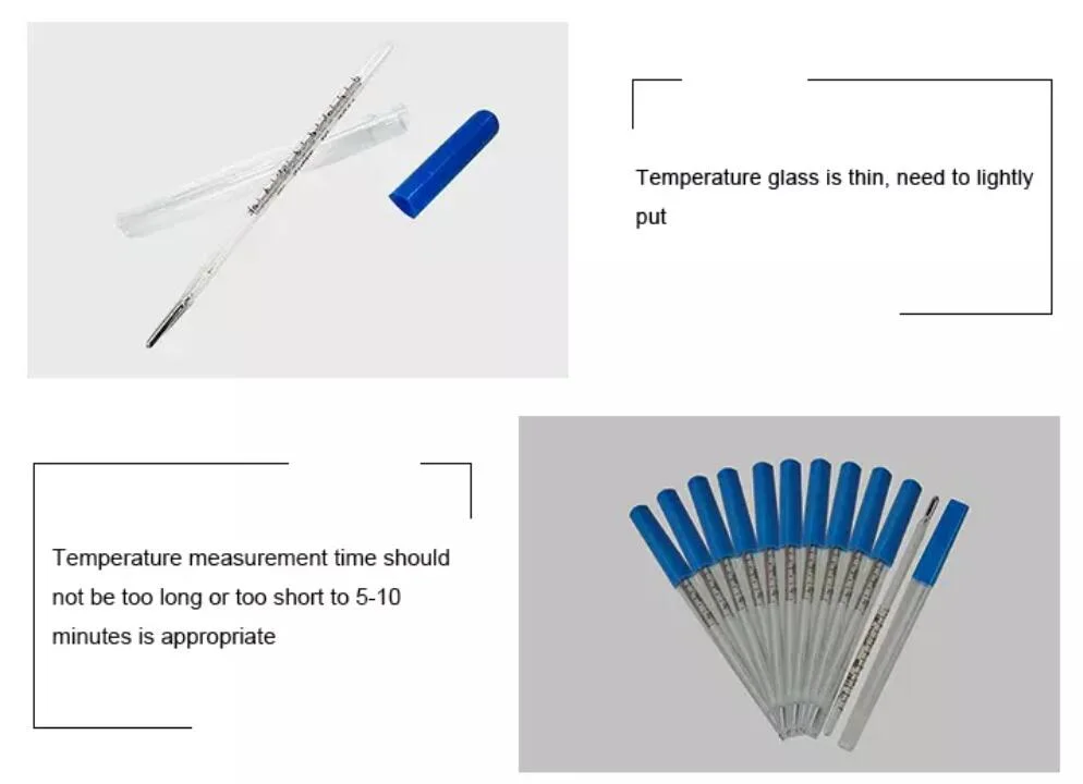 Factory Direct Supply Accurate Digital Display Glass Mercury Thermometer Home